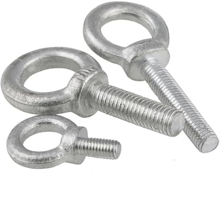 GPDNBIEU, Hebeösenschraube Hebeösenmutter Ösenschraube 3 Stück Hebeösenmuttern M3 M4 M5 M6 M8 M10 M12 Schraube Ösenmutter 304 Edelstahlschraube Schraubring langlebig