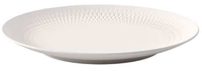 Villeroy & Boch - Manufacture Collier Blanc Centre de table, décoration de table festive, porcelaine premium, lavage à la main, blanc