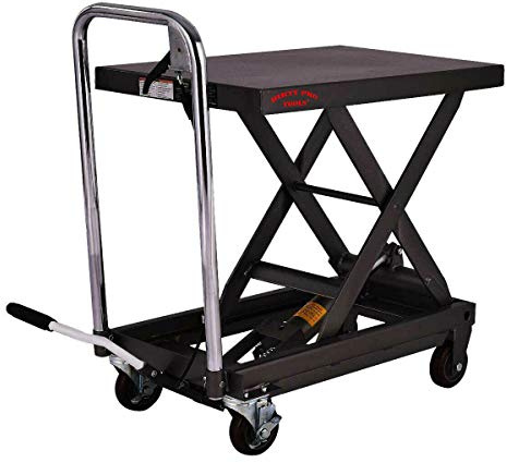 Hydraulic Mobile Lifting Table Platform Truck Lift Truck 450 kgs / 1000lbs Lifting Capacity