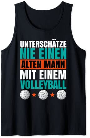 Herren Beachvolleyball Strandball Design | Cooles Strand Volleyball Tank Top