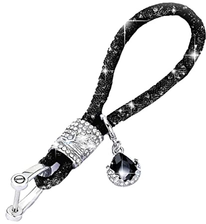 YUYUQUEEN Schlüsselanhänger Glitzer Schlüsselanhänger Frauen Schlüsselanhänger Strass Schlüsselanhänger Glänzend Schlüsselanhänger Schlüsselanhänger Ringband mit Charms Autoschlüssel Dekorationen