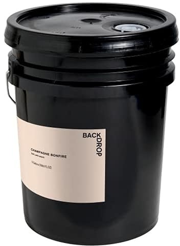 BACKDROP | Premium Interior Paint | Semi-Gloss Finish for Trim & Doors | Self-Priming, Low VOC, Green Wise Certified | CHAMPAGNE BONFIRE - Soft, Pale Peach | 5 Gallons