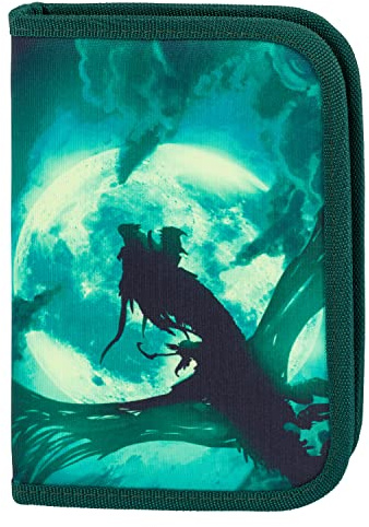 Baagl Trousse d'écolier - Dragon - 20 x 15 x 3 cm