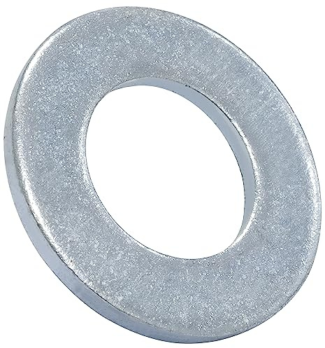 AERZETIX - C67585 - Satz von 50 flachen Unterlegscheiben M14 - aus verzinktem stahl - DIN 125 - holzkonstruktionen montage schrauben schraubenmutter spannen dichtheit nechanische befestigung