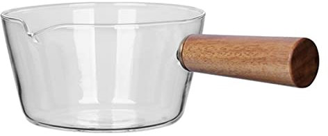 Pentola per zuppiera Pentola per zuppiera Manico singolo Materiale in vetro Pentola per il latte Pentole per zuppiera Pentole per il latte Pentola per tagliatelle, pentola per insalata, pentola anti