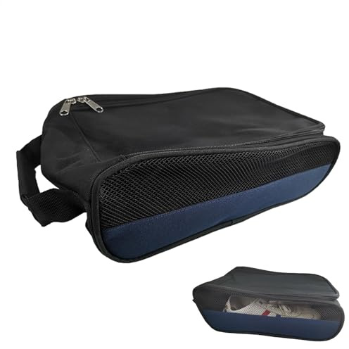 Ancsttu Schuhtaschen für die Reise,Schuhtragetasche,Schuhtasche fürs Fitnessstudio - wasserdichte, belüftete Schuhtragetaschen mit Reißverschluss und Tragegriff Oben für Golf, Tennis, Fußball