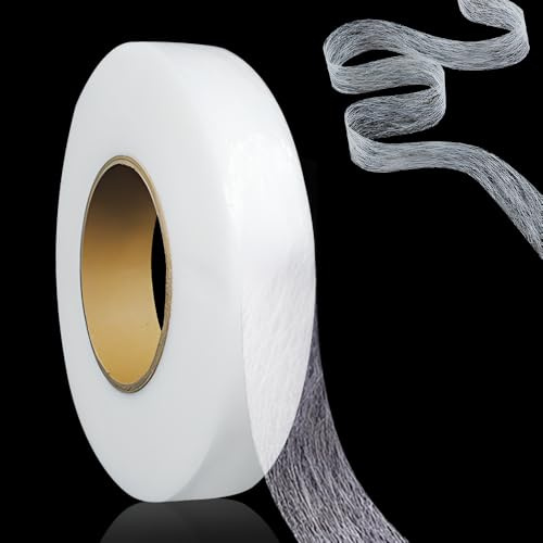 ComedyKing Saumband zum Aufbügeln, Bügelband zum Aufbügeln, Saumband Selbstklebend Bügelband Hose Kürzen Textilklebeband auf Textilien wie Hosen Gardinen Vorhänge Hochwertiges Saumfließ (2cm)