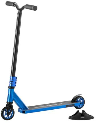 VEVOR Trottinette Freestyle pour Enfants de 9 à 11 Ans, Adolescents, Adultes, Trottinette acrobatique garçons et Filles, Plateau en Aluminium léger à Double Couche, pour intermédiaires et débutants