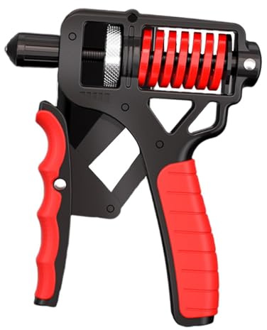 kowaku Handgriff Stärkung einstellbar 5-165 kg Hand Grip Grip Kraft für Erwachsene, Rot