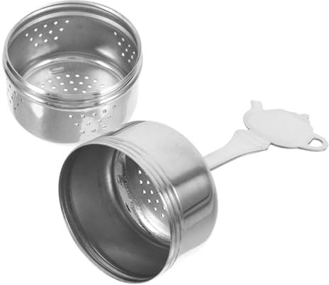 Holibanna Teesieb Aus Edelstahl Teefilter Für Losen Tee Mit Feiner Maschenstruktur Passend Für Teekannen Und Teetassen Für Klaren Teeaufguss Metallmaterial Einfache Reinigung
