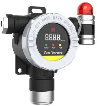 YQVEOT Détecteur de Gaz Naturel, Détecteur de Fuite de gaz Détecteur de Fuite de gaz H2 H2S NH3 CH4 C2H2 DÉTECTEUR DE GAZ pour Camping Car, Home(C2H2 0-100 LEL)