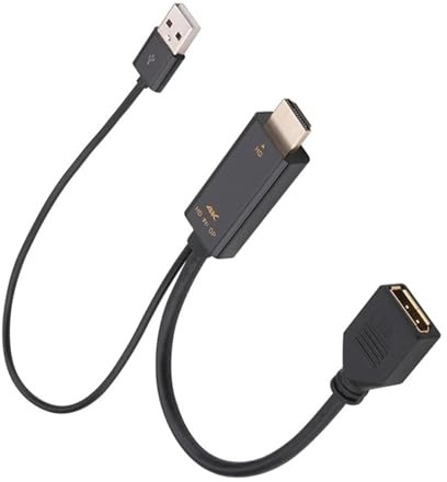 FCJPYRAPS Cable conversor HDMI Macho a DisplayPort Hembra 4K a 60 Hz Cable Adaptador conversor HDMI a DP Cable de conversión de Pantalla