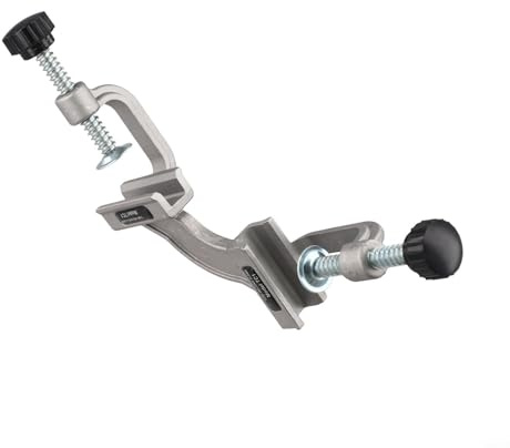 Adjustable Right Angle Clamp for Welding and Woodworking - 180° Rotatable Quick Clamp with Aluminum Alloy Construction, for Plates 1-40mm T(TC1)