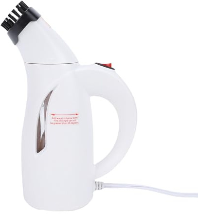 Asixxsix Plancha de Portátil, Vaporizador de Ropa Portátil de 700 W con Tanque de Agua de 170 Ml y Cable de Alimentación de 9,2 Pies, para Viajes y Uso Doméstico, Eliminación de (Enchufe europeo 220V)