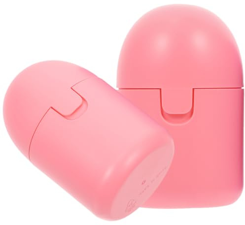 Aufbewahrungsbox für Menstruationsbecher, 2 Stück aus Pp, Rosa | Dampfsterilisierbar, für Persönliche Hygieneartikel, Kompakte Form für Unterwegs