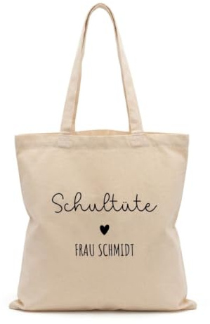 wunderwunsch personalisierter Jutebeutel, Lehrerin, Tasche, Stoffbeutel | Lehrer Beutel bedruckt, Stofftasche Spruch, Baumwolltasche, Geschenk Weihnachten, Referendariat, Erzieherin, Lehrerinnen