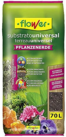 Flowers 4-80119 - Substrato universal pflanzenerde fertilizado 70l