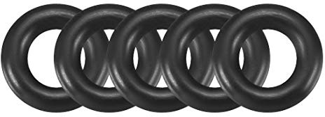 sourcing map 30 Stück O Ring Dichtungsringe Gummidichtung 6 mm AD 3 mm ID | Unterlegscheibe Dichtungssatz, Nitrilgummi NBR, 1,5 mm, für Dichtungselemente Hahnanschluss Reparatur Auto