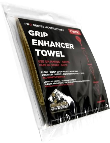 Caja 24 unidades - Toallita potenciadora de agarre para pádel Nox by Gorilla