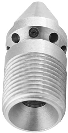 Rohrreinigungsdüse Edelstahl SS304 Druckkanal Reinigungsrohr Abflussdüse mit 3/8BSP Außengewinde für Kanal Abflussreinigung Industrielle Rohrreinigung Lösen Massiver Verstopfungen