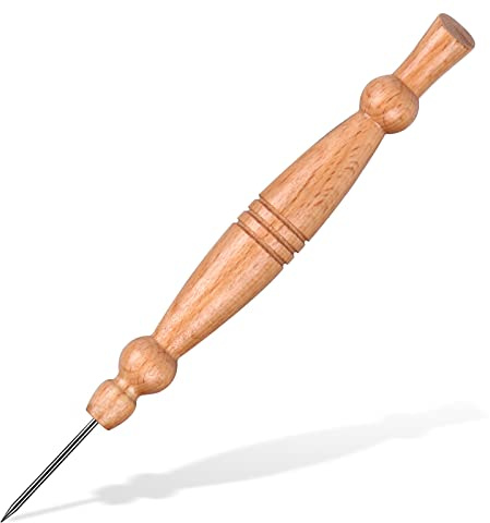 Stiletto & Pressing Tool, Precision Stiletto Handy for Getting Seams to Lay Correctly, Stiletto Quilting/Sewing Tool, Awl Tool for Sewing, Leather Hole Punch