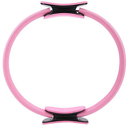 Haofy Pilates Ring Circle 4 Farben Dual Griff für Yoga Fitness Oberschenkel Beine Training für Frauen Männer Sport Fitnessübungen zu Hause oder im Studio