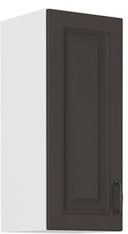 Kuechen-preisbombe Hängeschrank 30 cm Stilo Grau Küchenzeile Küchenblock Küche Landhaus Einbauküche