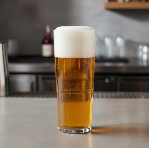 BARCRAFTERS Becher 0,3L Bierglas 6 Stück Longdrink Kunststoff unzerbrechlich Kölschstange BB
