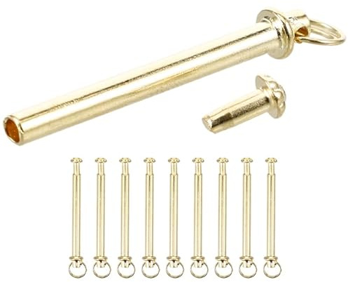 HOLIDYOYO Kit De Reparación De Remaches Y Tuercas para Eje De Ventilador Plegable De Mano 10 Piezas Accesorios Estables Y Fáciles De Instalar para Mantenimiento De Abanicos Plegables