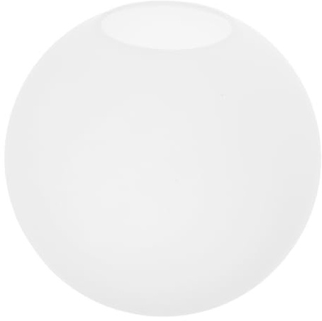 Hemobllo Glaskugel Lampenschirm 18cm, Ersatzglas Kugel Weiß, Milchglas Lampenabdeckung für Deckenleuchte und Pendellampe, Kugellampe Ersatzschirm Rund (Ø 18 cm)