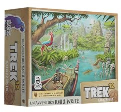 Cranio Creations - Trek 12 Amazonia, Un Roll & Write Descubriendo La Selva Amazónica, Edición Italiana | Un Roll & Write Descubriendo La Selva Amazónica, Edición Italiana