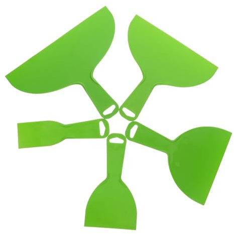 HOMSFOU Herramientas Multiusos Para Acabado De Paredes Paquete De 5 Removedor De Papel Tapiz Y Yeso Herramienta Para Esparcir Masilla Fácil Aplicación