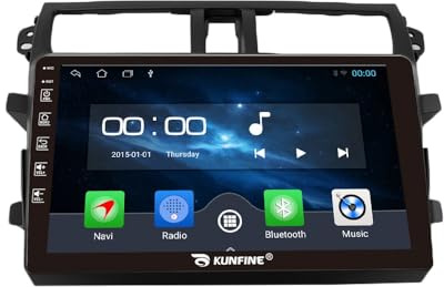 Quad Core 4G+64G Car CarPlay Android Auto 9 IPS Display Navigazione Stereo Schermo tattile Headunit Pad Tablet Radiocamera retromarcia GPS Lettore mediale Per Suzuki Celerio Alto 2014-2018