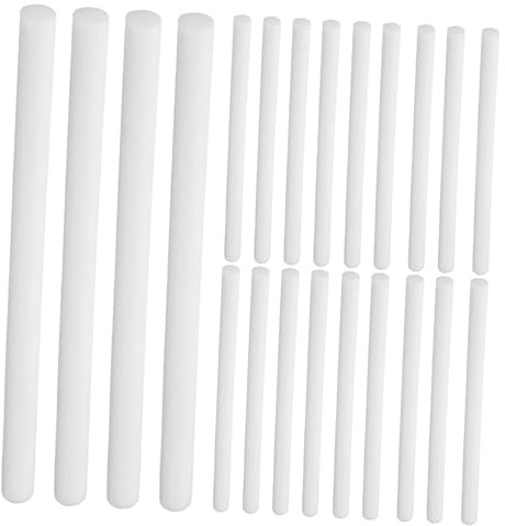 SAFIGLE 50 Stück Duftstäbchen Für Luftbefeuchter Baumwollfilter 8x140mm Weiß Schnell Absorbierend Aromatherapie Diffusor Nachfüllpackung Für Haushalt Spa Auto