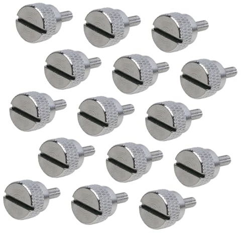DOITOOL 15 Pezzi Viti per Piedino Macchina da Cucire Viti di Serraggio in Acciaio Resistenti per Sostituzione Rapida e Fissaggio Sicuro Accessori per Domestico e Studio