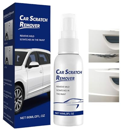 Spray Contra Arañazos Del Coche - 60ml Pulimento De Alta Proteccion Rapido Y Eficaz,Líquido Pulidor Eliminador De Rasguños De Pintura,Para Vehículos, Motocicletas, SUVs, Barcos Y Camiones