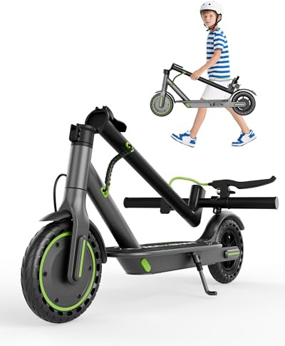 MAXSHOT Electric Scooter Adults & Big Kids, Top Speed 9/16/19/22MPH, 10/12/16/21/50Miles Range, 6.5/8.5/14 Tires Folding Commuter Escooter with Dual Suspension for Commuting, APP Control