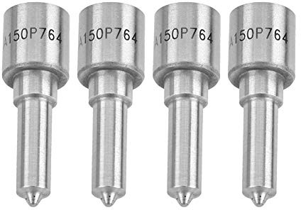 AOWINHIT Dsla150p764 Kraftstoffeinspritzdüsen, Hochleistungs-Edelstahl, Kraftstoffeffizientes Motor-Upgrade für TDI T4 111 KW 0,21 Alh-Motoren, 4-teiliges Set, Silber