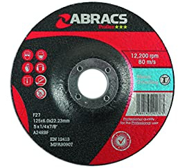 Connect Consumables 32053 Abracs – Dischi abrasivi in Metallo, 125 x 6,0 mm, Set di 10
