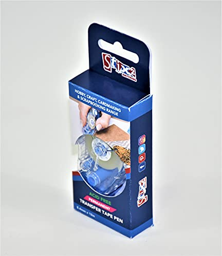 Stix2 Double Sided Acid Free Permanent Transfer Tape Pen 8.4mm x 12m by Adhesives