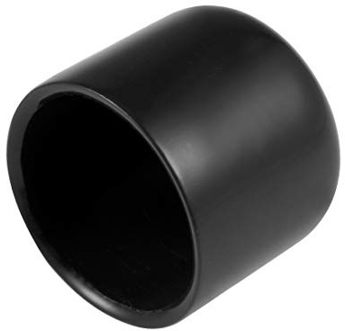 sourcing map 15 Stück Gummi Endkappen 22mm Innendurchm. Schwarz | Gummikappen Runde Schutzkappen Gummi Abdeckung Stopfen Möbelgleiter Bolzen Gewindeschutz, Für Schrauben Rohr Stuhlbeine