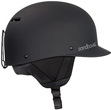Sandbox Kids Icon Ace Ski and Snowboard Helmet - Black | Kids