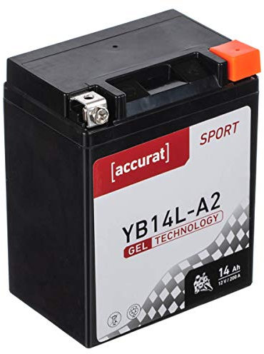 Accurat Motorradbatterie YTZ5S - 12V, 4Ah, 70A, zyklenfest, wartungsfrei, Gel - Starterbatterie, Batterie in Erstausrüsterqualität für Rasentraktor, Roller, Motorrad, Quad