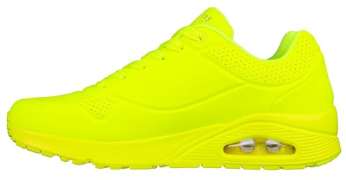 Skechers Uno Stand On Air, Zapatillas Hombre, Lime Durabuck Trim, 39 EU