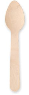 2700 Stück NATUREStar Kaffeelöffel | Holz, natur, L: 11 cm, Spenderbox, Karton, Einweglöffel