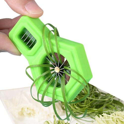 Taglierina per cipolle verde, Taglierina per cipolla verde | Taglierina manuale in acciaio inox,Strumento di cottura compatto, tagliacipolla multifunzionale, Grattugiare per, cipolle verdi, aglio