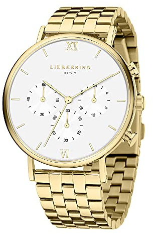 Liebeskind Berlin Damen Chronograph – Rundes Gehäuse (40 & 36 mm) – Quarzwerk – Edelstahl- oder Lederarmband – 5 ATM wasserdicht – Modernes Design