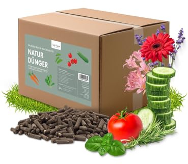 holz4home® Naturdünger 4,2 kg - Pflanzendünger universell anwendbar I Nachhaltiger Langzeitdünger für Gemüse I Blumendünger Topfdünger I Universaldünger Pflanzhelfer für Garten Gemüse Blumenbeet