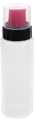TOYANDONA Botella de Silicona para Aceite con Brocha, 175ml Rojo, Pp