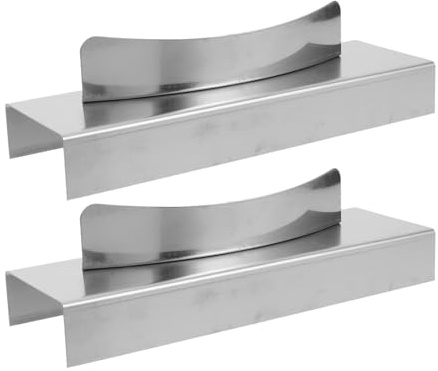 Hohopeti Griglia Antiscivolo per Fornelli 2 Pezzi in Acciaio Inox Resistente al Calore, Protezione Ignifuga per Cucine Commerciali e Ristoranti, Riempitivo per Stufa Installazione